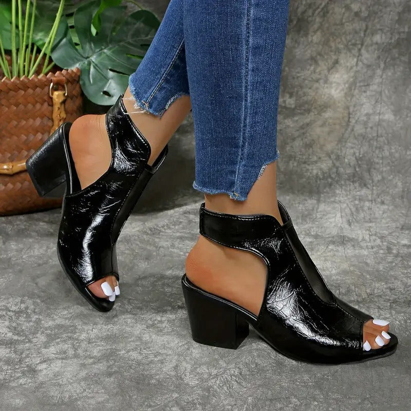 Thomis - Non Slip Leather Sandals with Open Toe