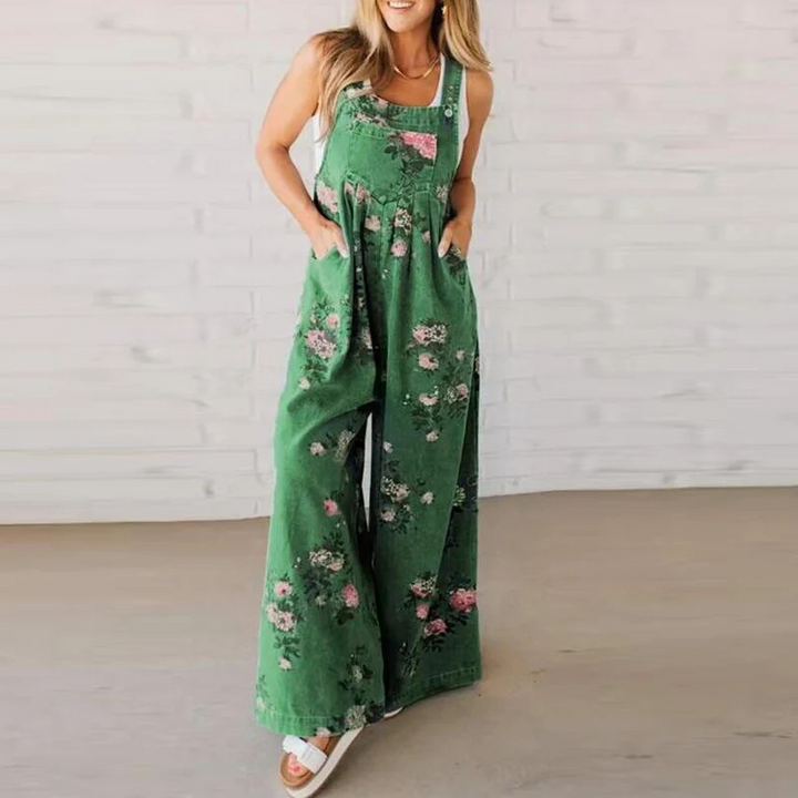 Gracina - Stylish Floral Print Jumpsuit