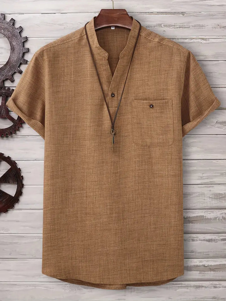 Kieth - Short Sleeve Shirt With Front Pocket