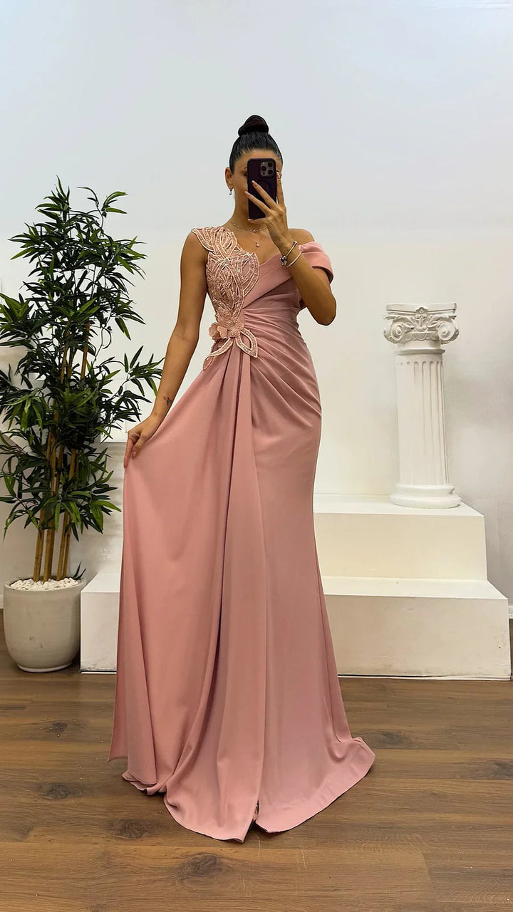 Kamarya - Breathable Pleated Evening Dress