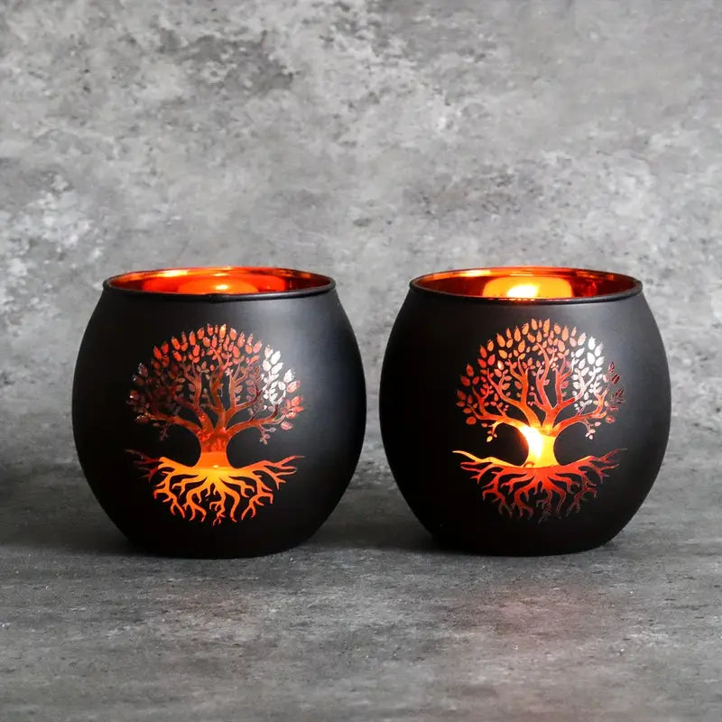 GlowRoot - Tree of Life Candle Holder Set