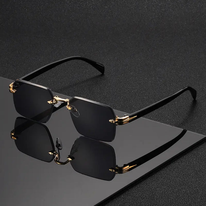 OptoSleek - Frameless Square Glasses