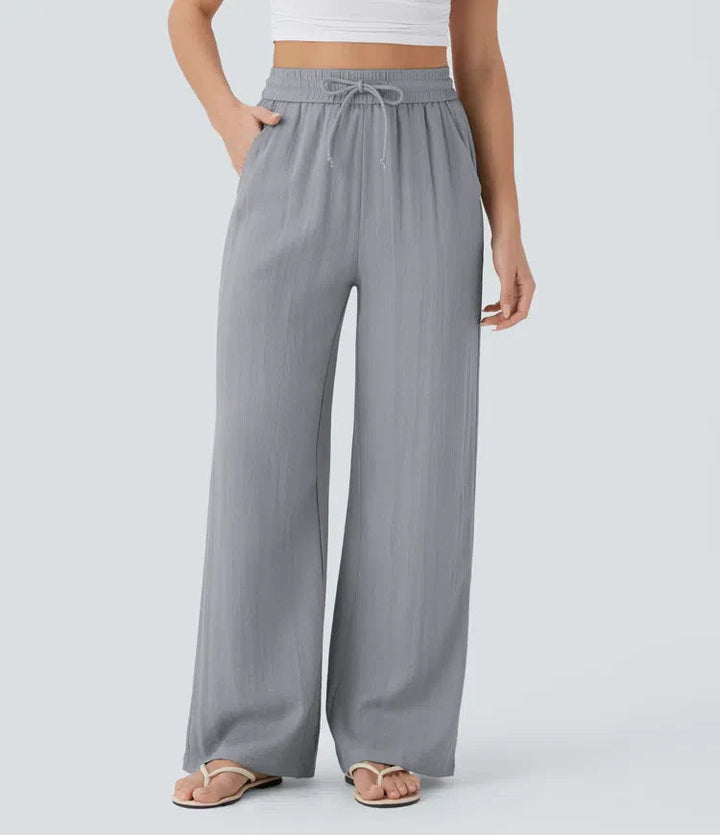 Zafeiria - Elegant Linen Pants