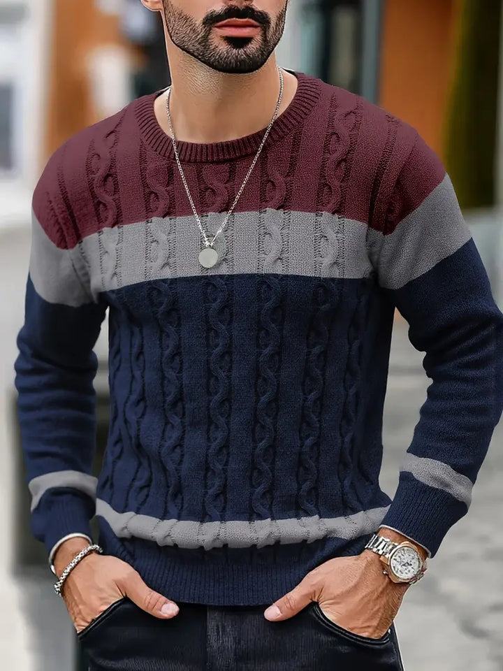 Watkins - Casual Long Sleeve Knitted Sweater
