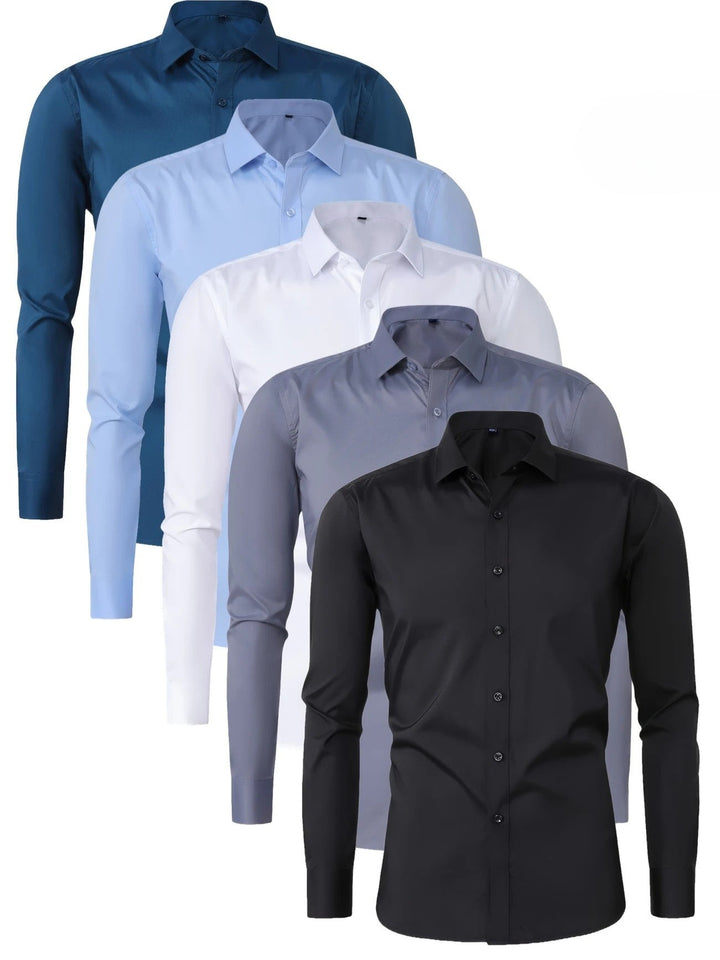 Byron - Elegant Long Sleeve Shirt With Button