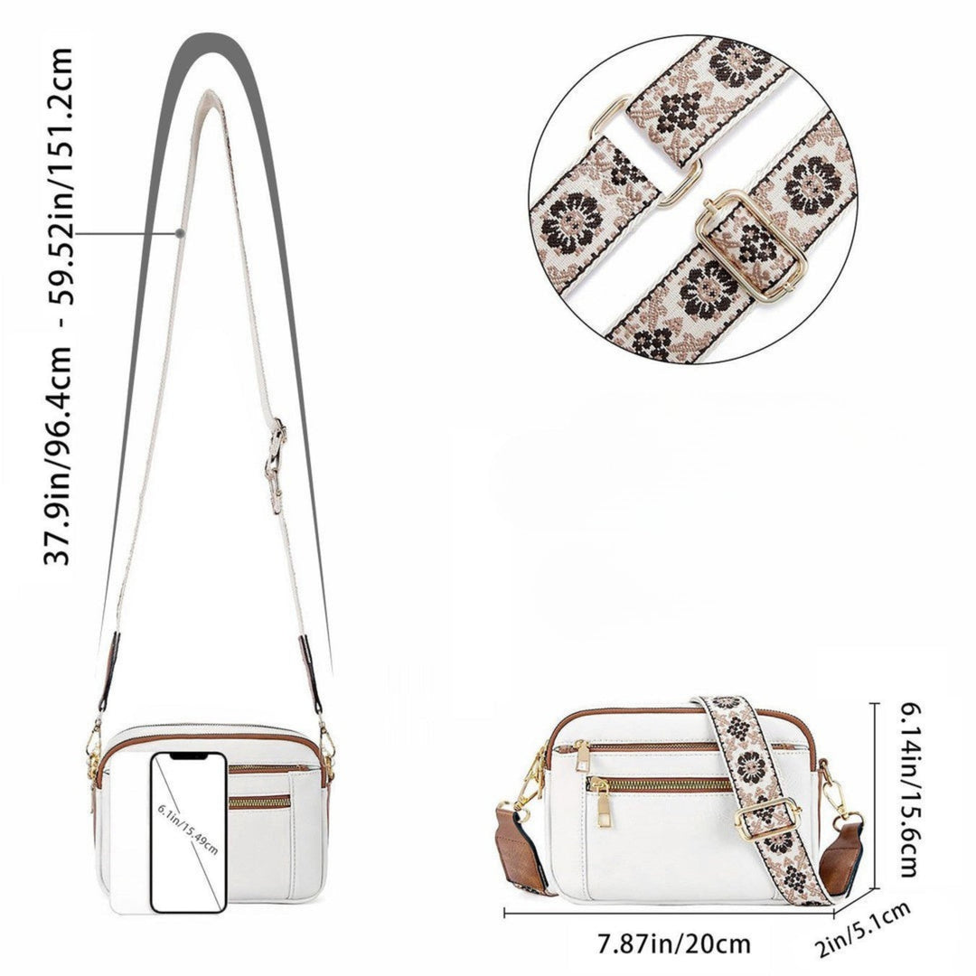 Sharena - Floral Strap Shoulder Bag