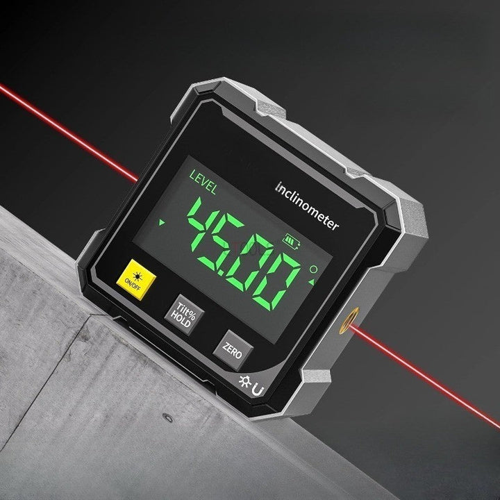 MagPro - 4 Sided Magnetic Digital Protractor With Laser