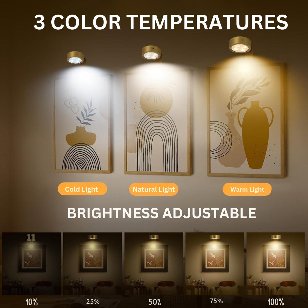 GlowFrame - Magnetic Painting Light with 13 Lighting Mode ( Pack of 3 )