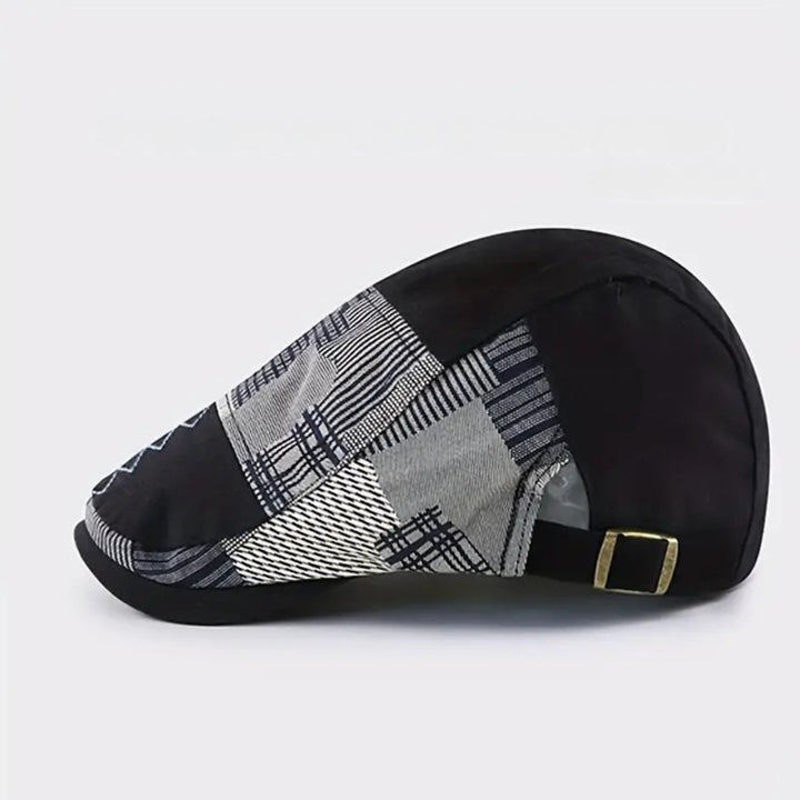 Lebron - Vintage Patchwork Newsboy Cap