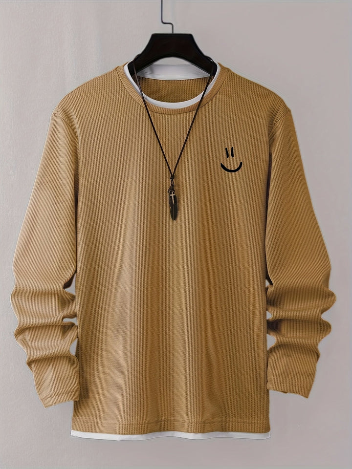 Desmond - Long Sleeve Shirt With Face Print