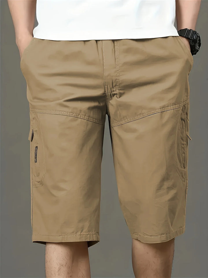 Stepan - Breathable And Multi-Pocket Cargo Shorts