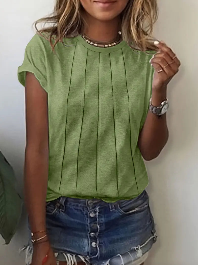 Vitaliya - Casual Short Sleeve T-Shirt