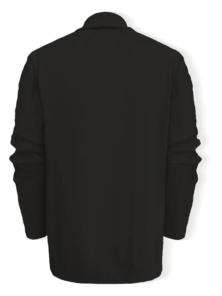Hatem - Casual Long Sleeve Knitted Cardigan