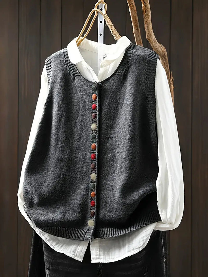 Toriana -  SleeveLess Knitted Vest