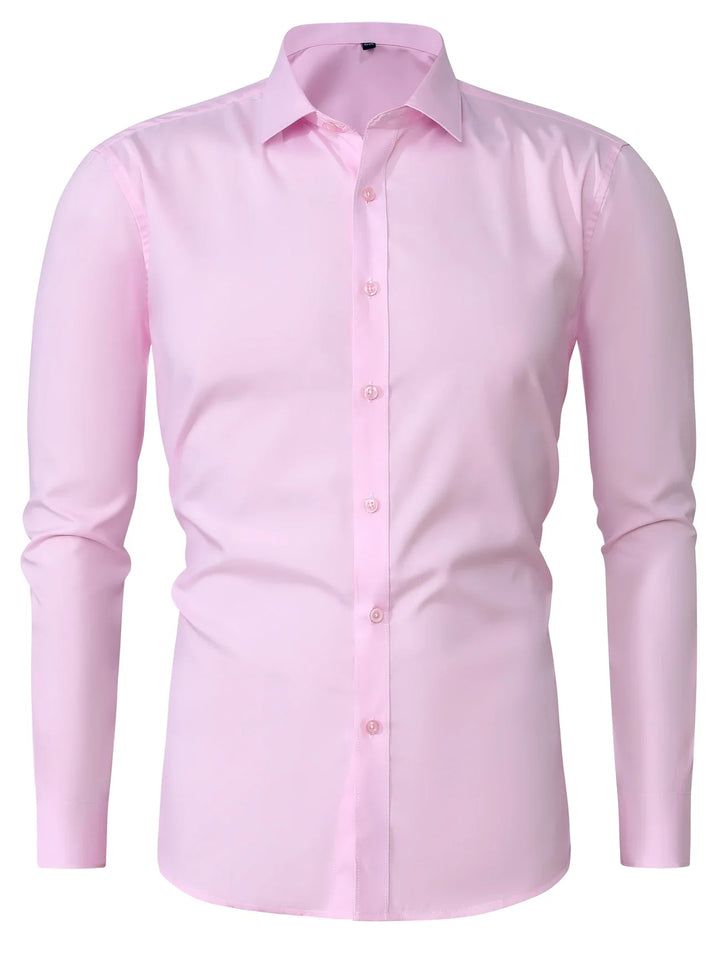 Byron - Elegant Long Sleeve Shirt With Button