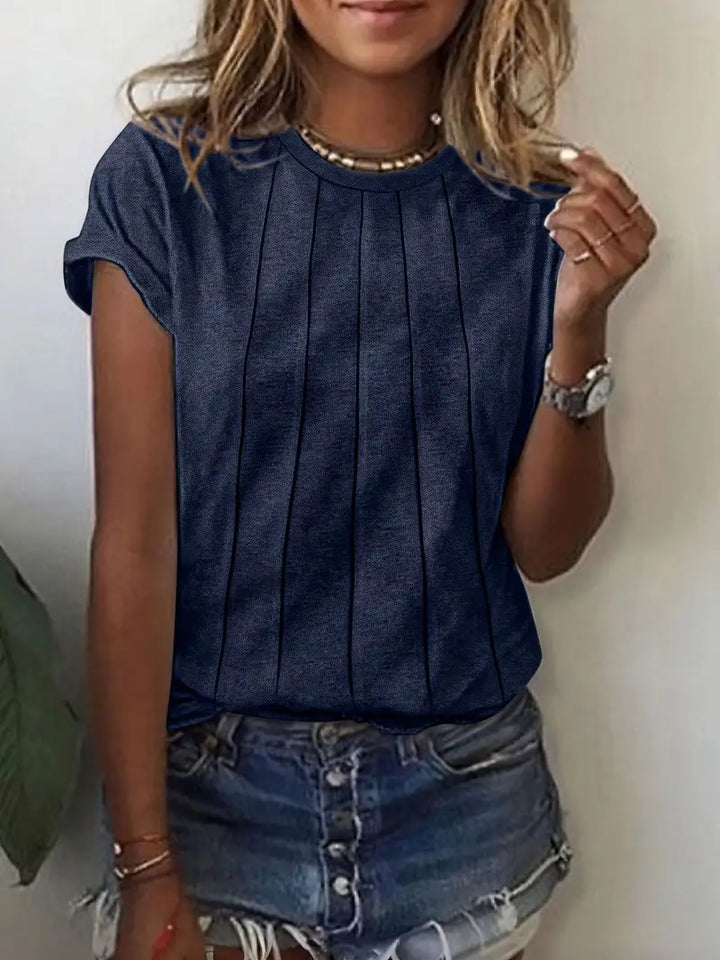 Vitaliya - Casual Short Sleeve T-Shirt