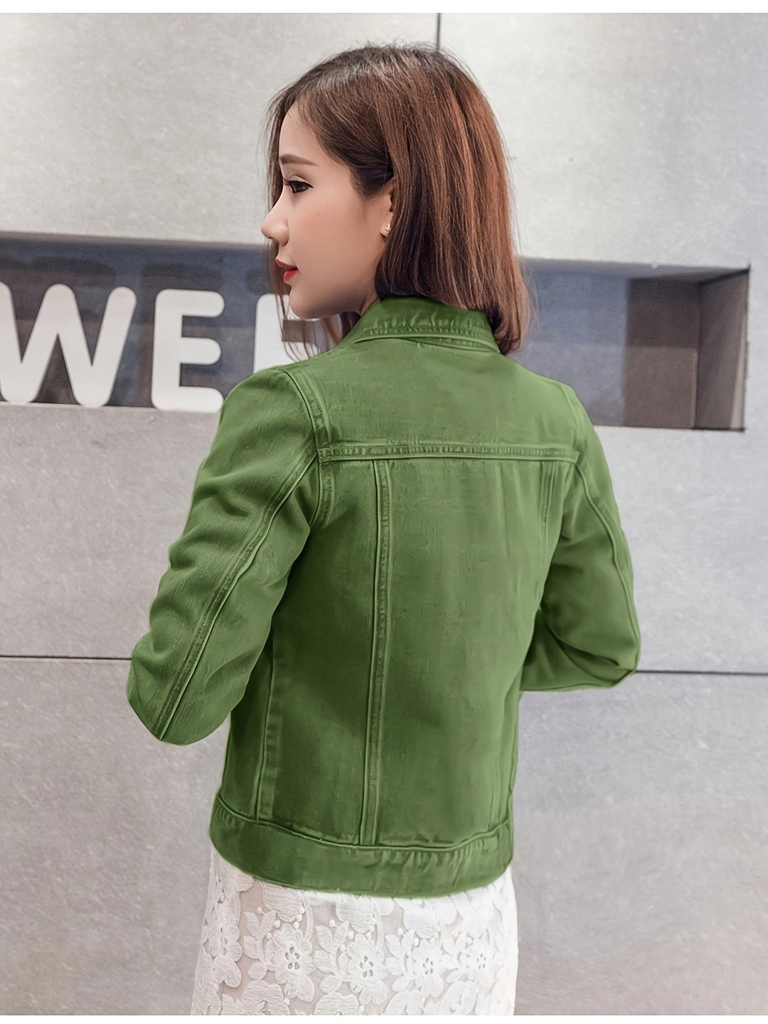 Rosalyn - Boho Style Short Sleeve Denim Jacket