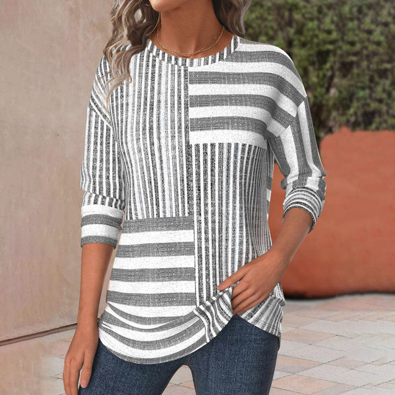 Karensa - Breathable Striped Blouse