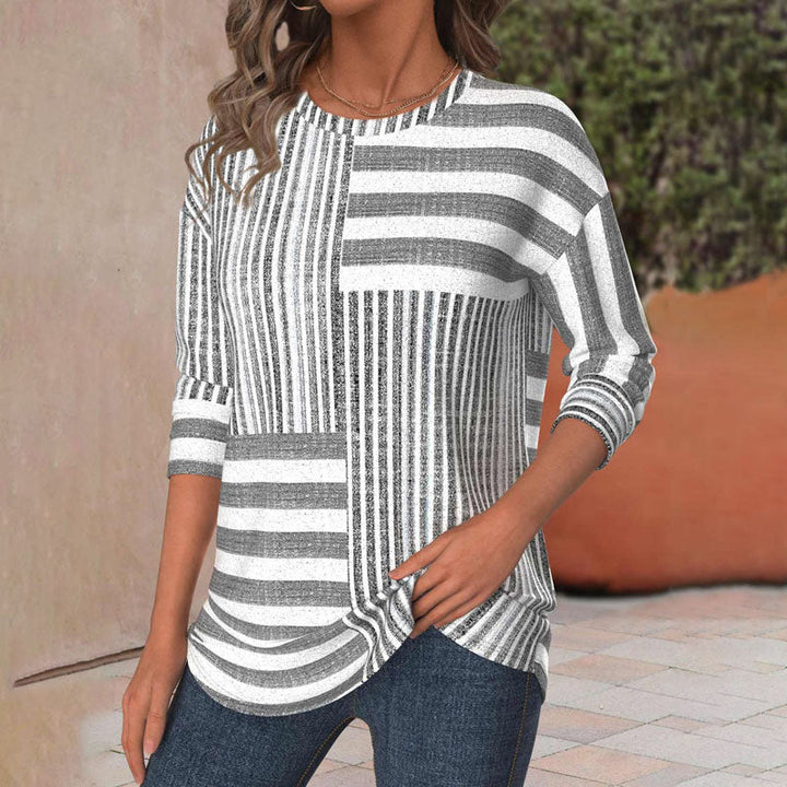 Karensa - Breathable Striped Blouse