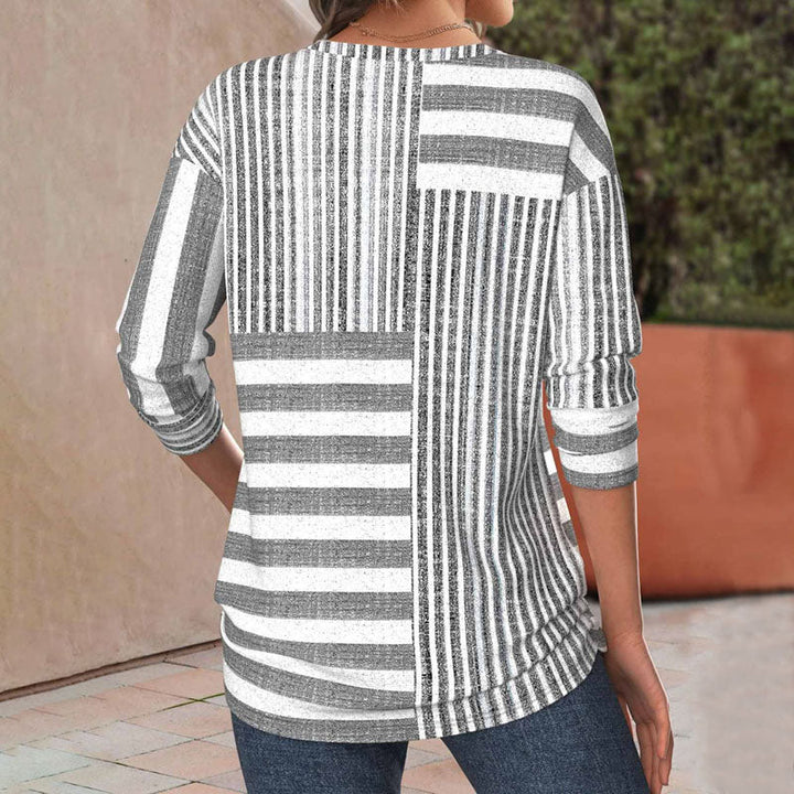 Karensa - Breathable Striped Blouse
