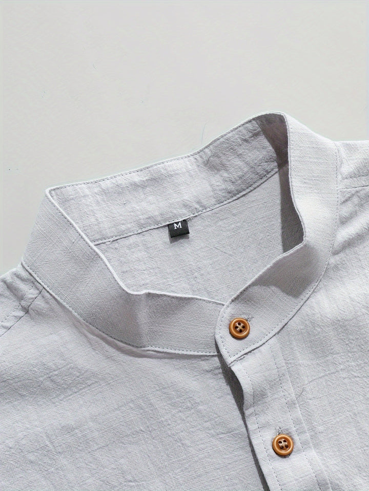Tejada - Casual Cotton Shirt With Pocket