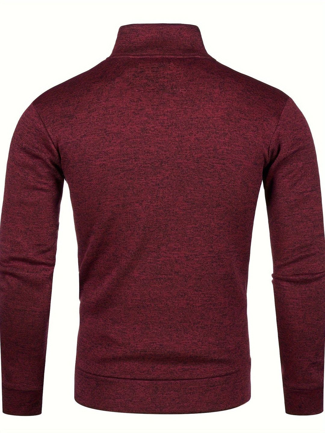 Grzegorz - Long Sleeve Knitted Jacket With Zip Up