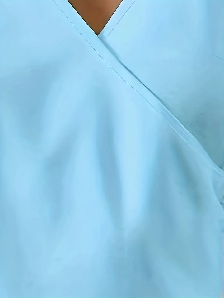 Cebulska - Elegant Sleeveless Surplice Blouse