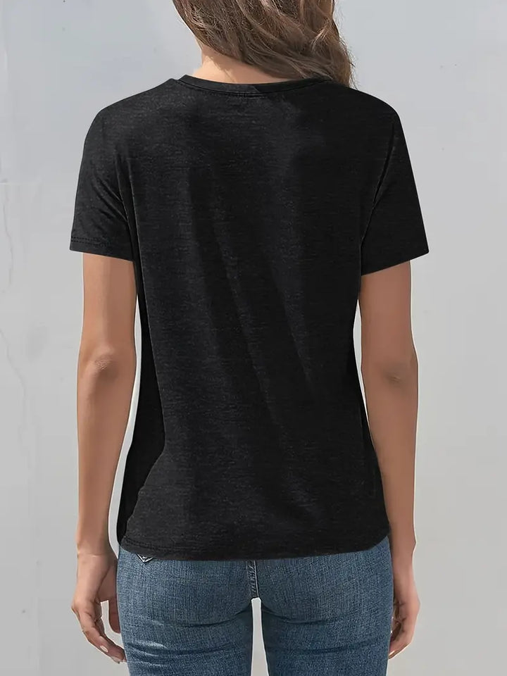 Vitaliya - Casual Short Sleeve T-Shirt