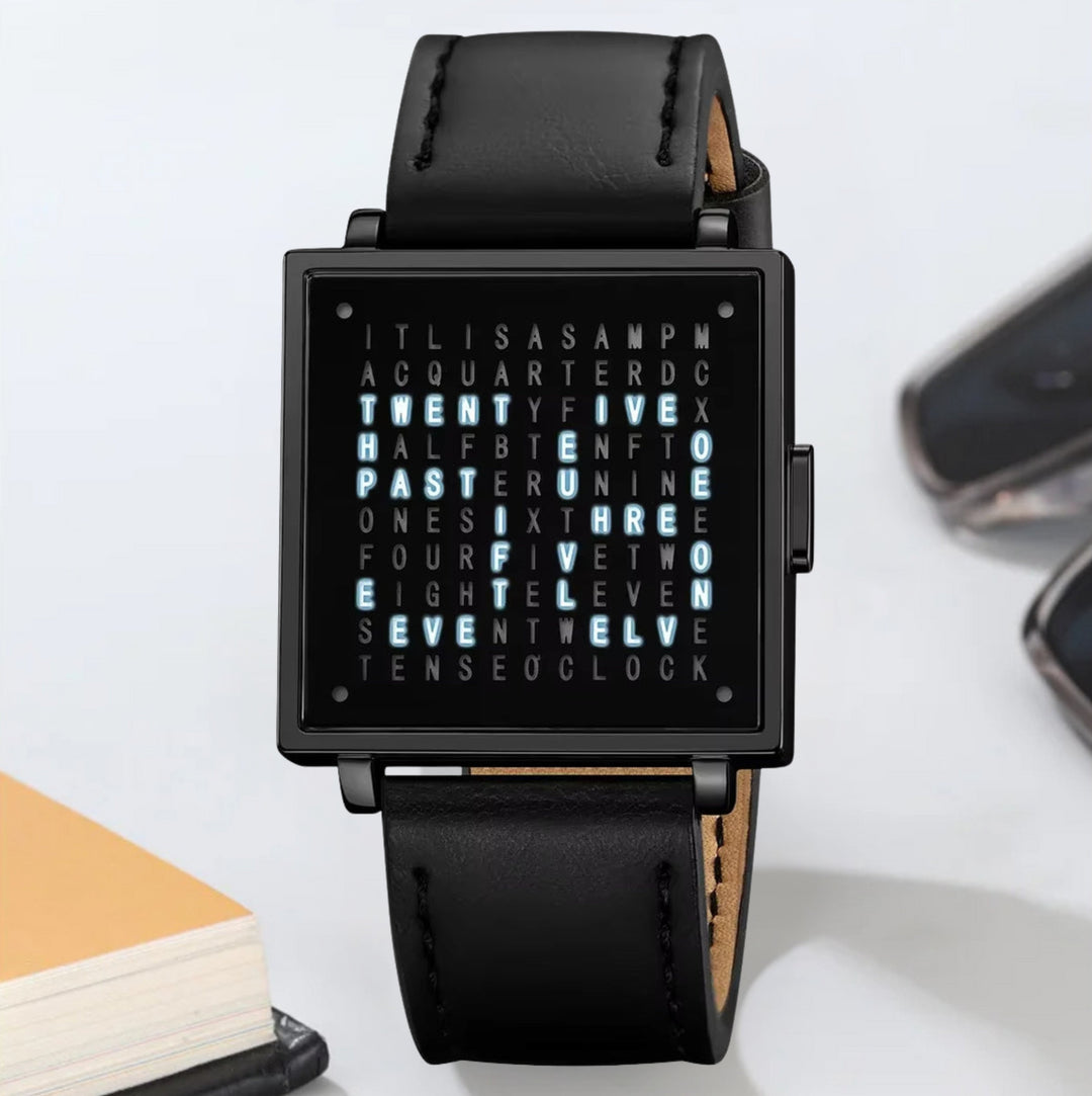 WordTime - Matrix Digital Display Watch