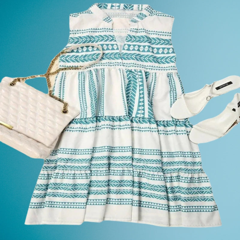 Lylah - Elegant Summer Dress With Printed