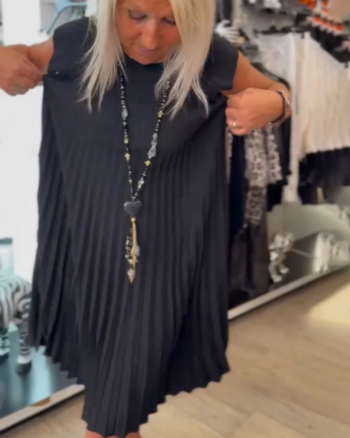Shihua - Trendy Pleated Dress