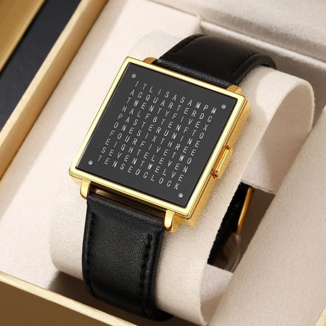 WordTime - Matrix Digital Display Watch