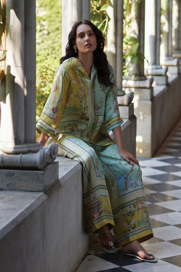 Paulette - Flair Fusion Flowers Pants Set