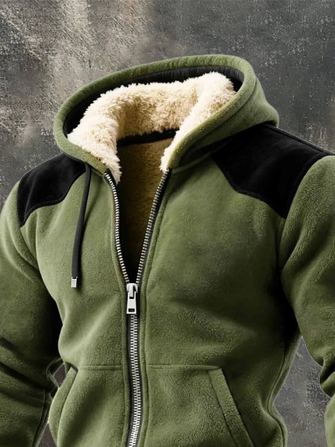 Lyon - Warm Hoodie Jacket With Zipper Closure