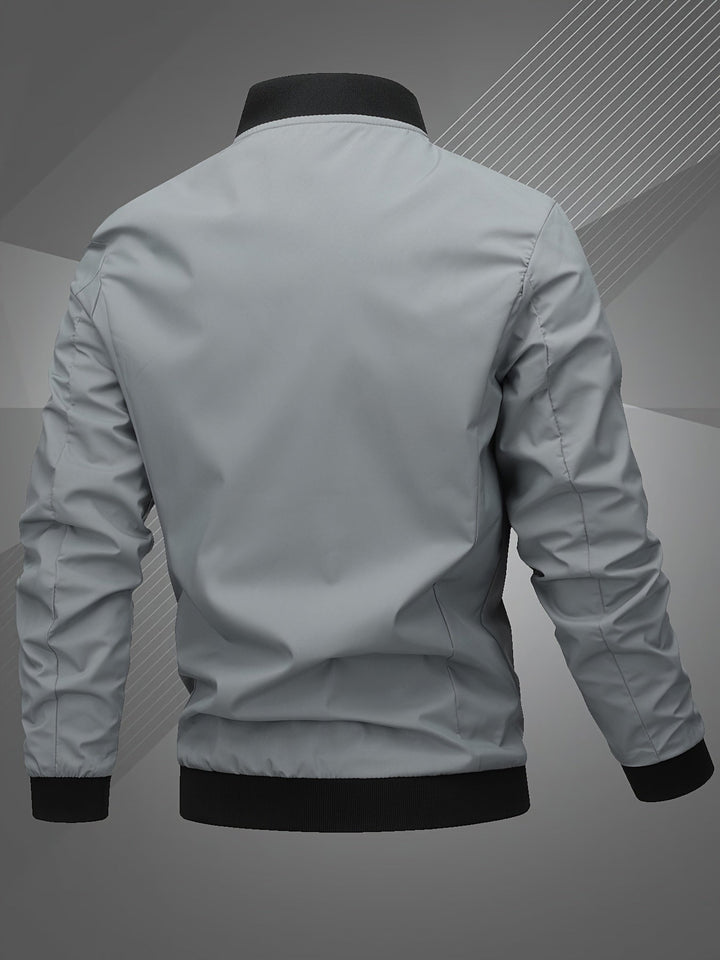 Hammond - Casual Long Sleeve Bomber Jacket