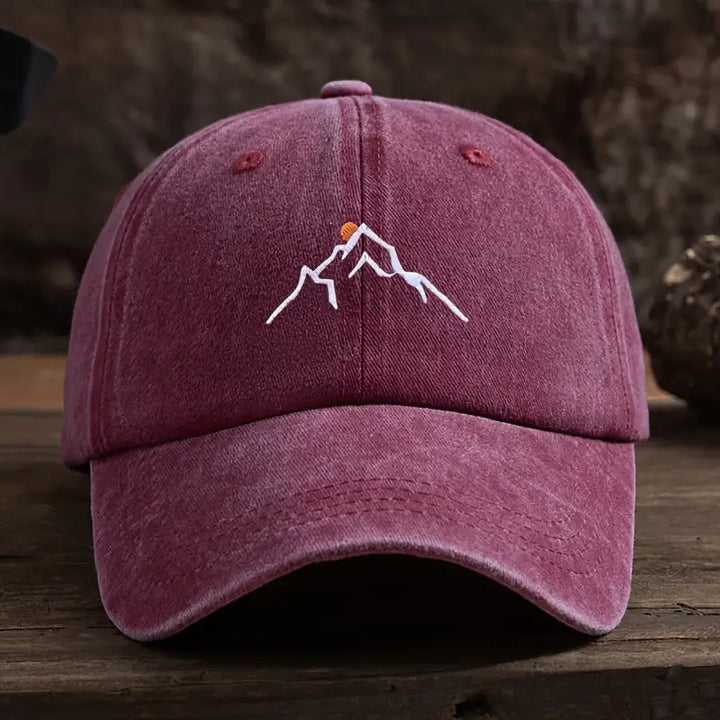 Ermil - Embroidered Mountain Peak Baseball Cap