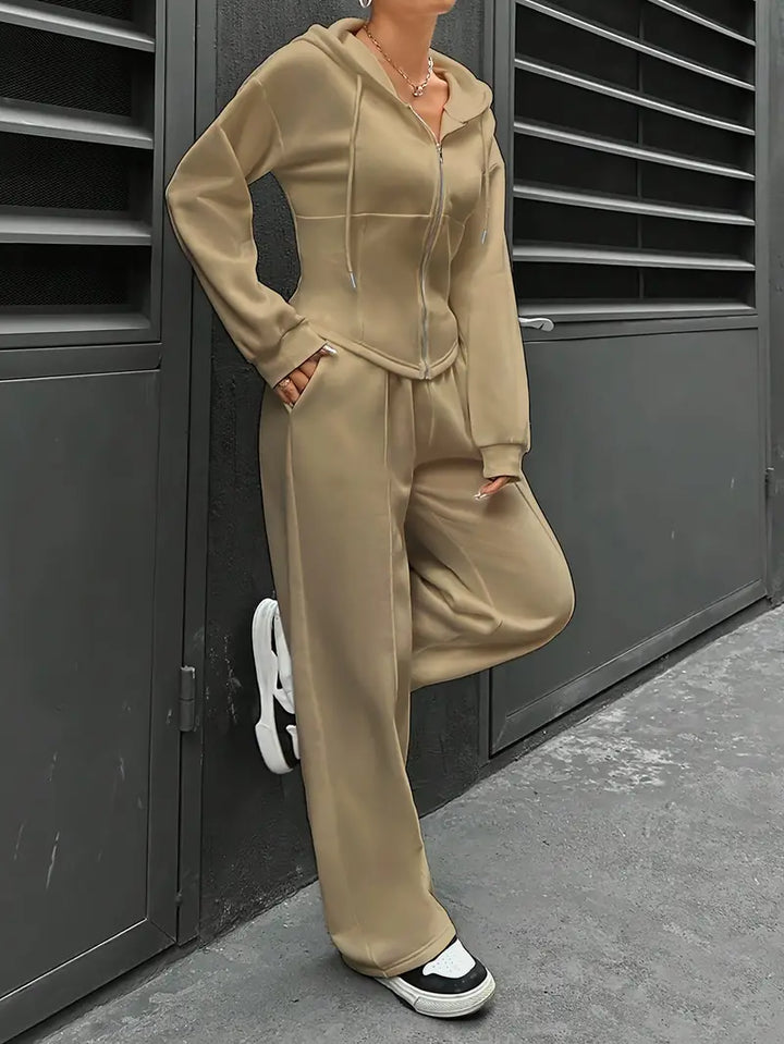 Nanci - Casual Long Sleeve Two Piece Set