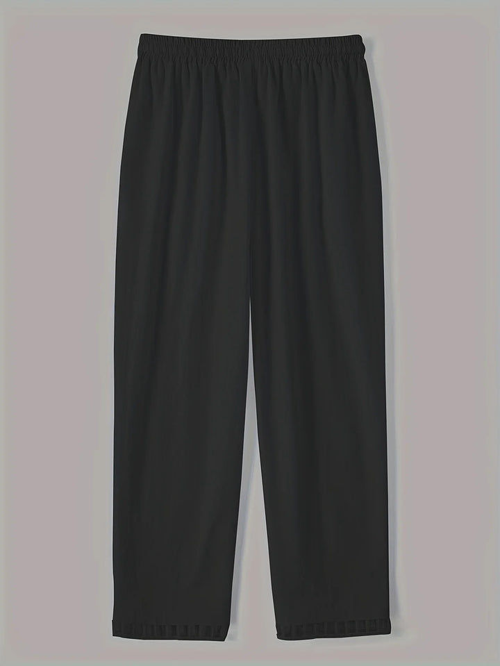 Tracey - Contrast Trim Cropped Pants