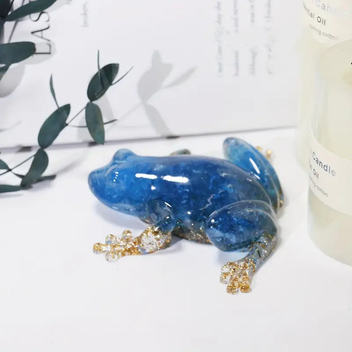 Frostone - Crystal Frog Sculpture For Home Decoration