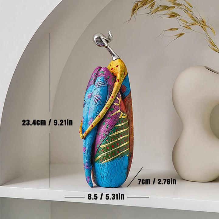 ArtMira - Abstract Colorful Woman Statues