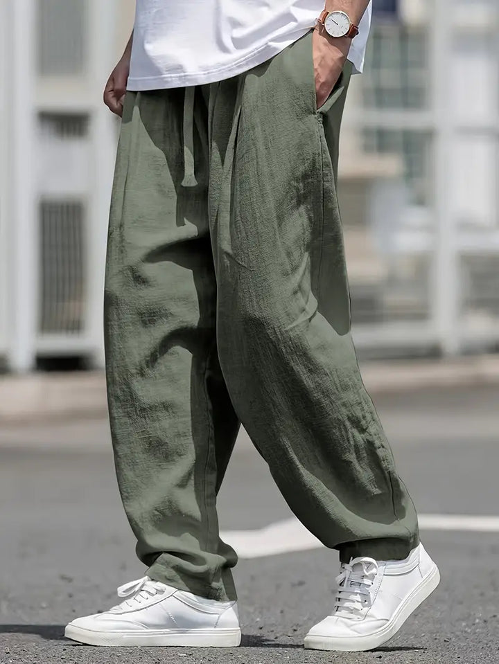 Kirk - Breathable Cotton Pant With Pockets