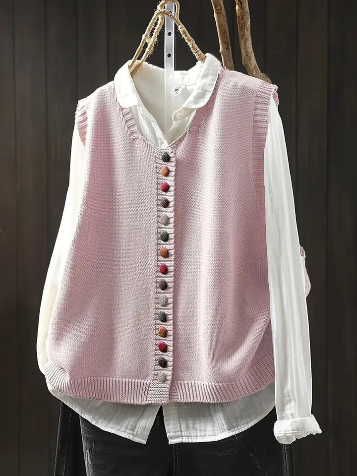 Toriana -  SleeveLess Knitted Vest