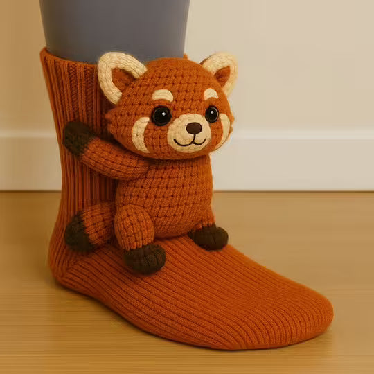 CozyCritters - Knitted Animal Cozy Socks