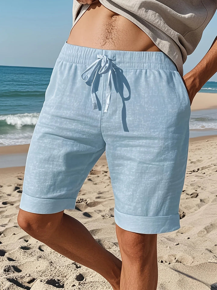 Callan - Casual Linen Shorts With Pocket