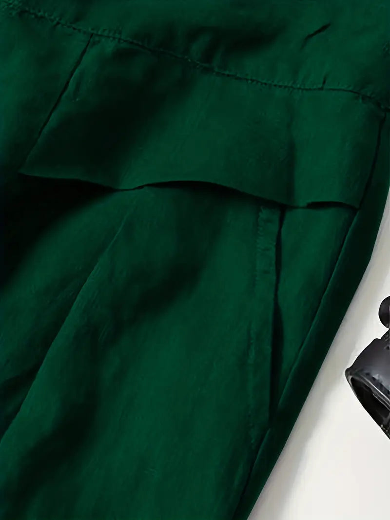 Anina - Linen Wide Leg Pant