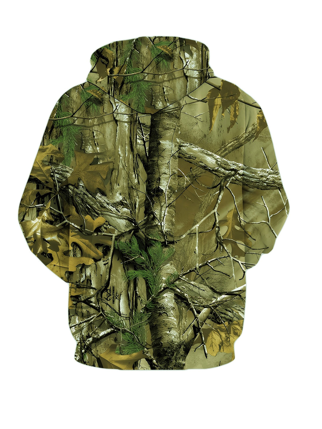 Whitaker - Branch Printed Hoodie With Zip Up
