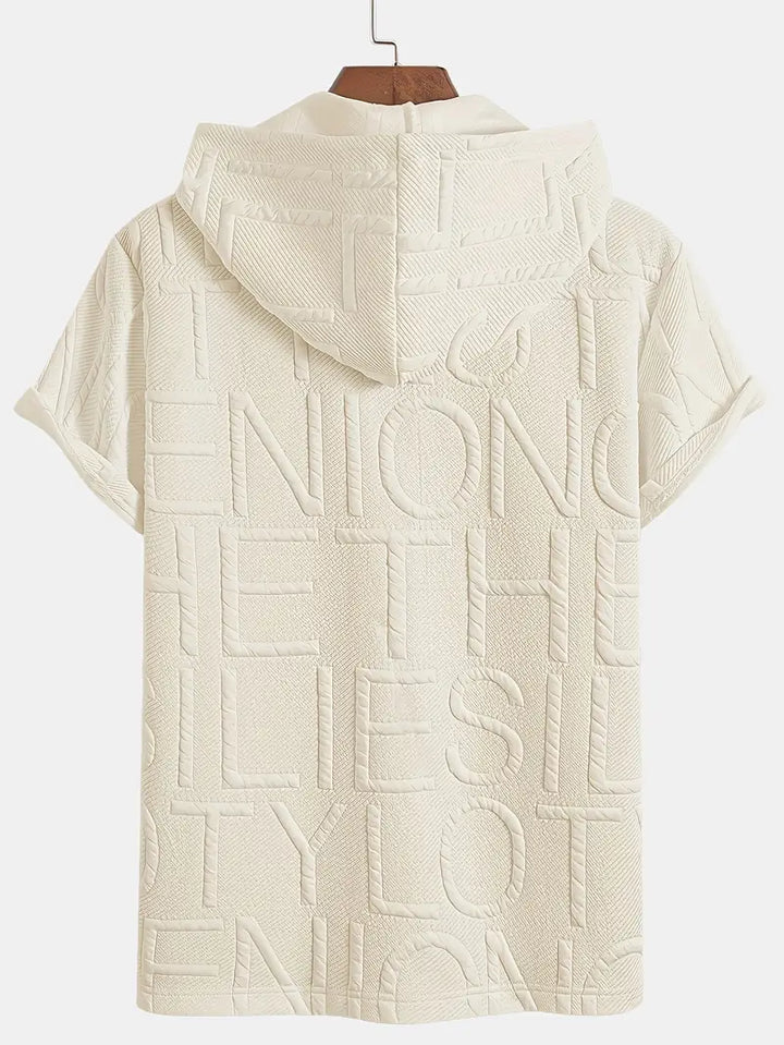 Henryk - Elegant Short Sleeve Hooded With Zipper