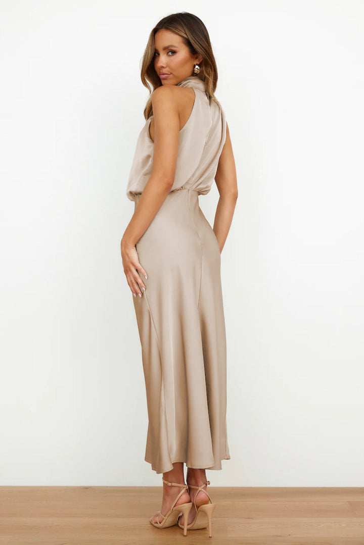 Lydia - Long Dress With Halter Neck