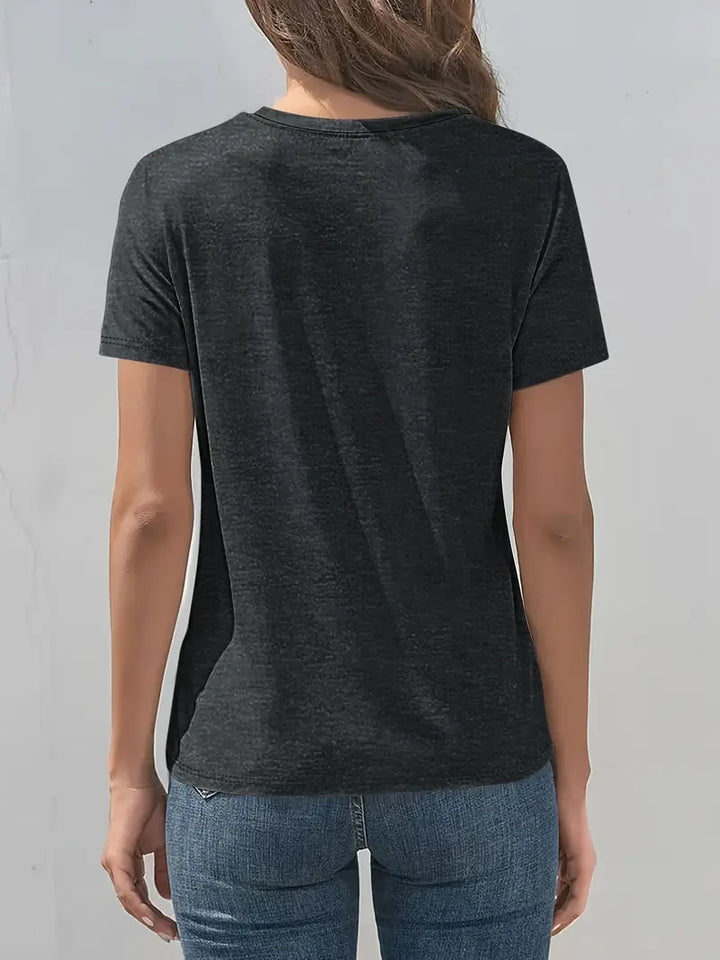 Vitaliya - Casual Short Sleeve T-Shirt