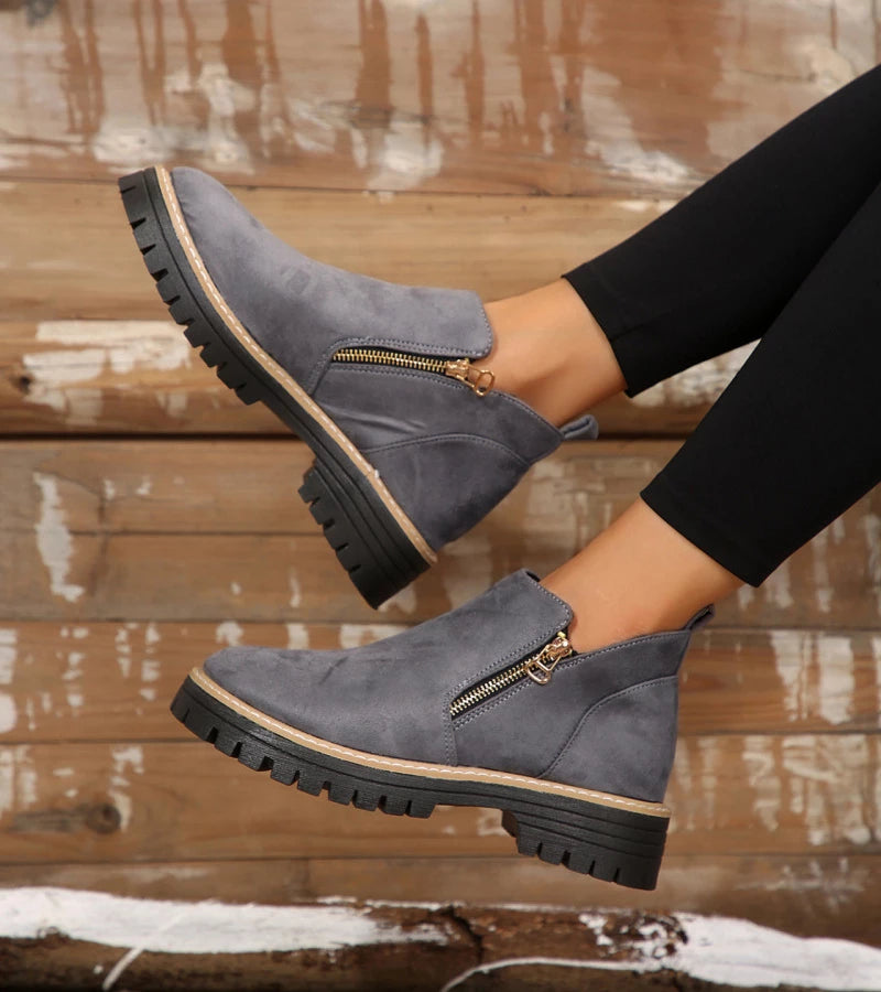 Miladie - Orthopedic Side Zipper Boot